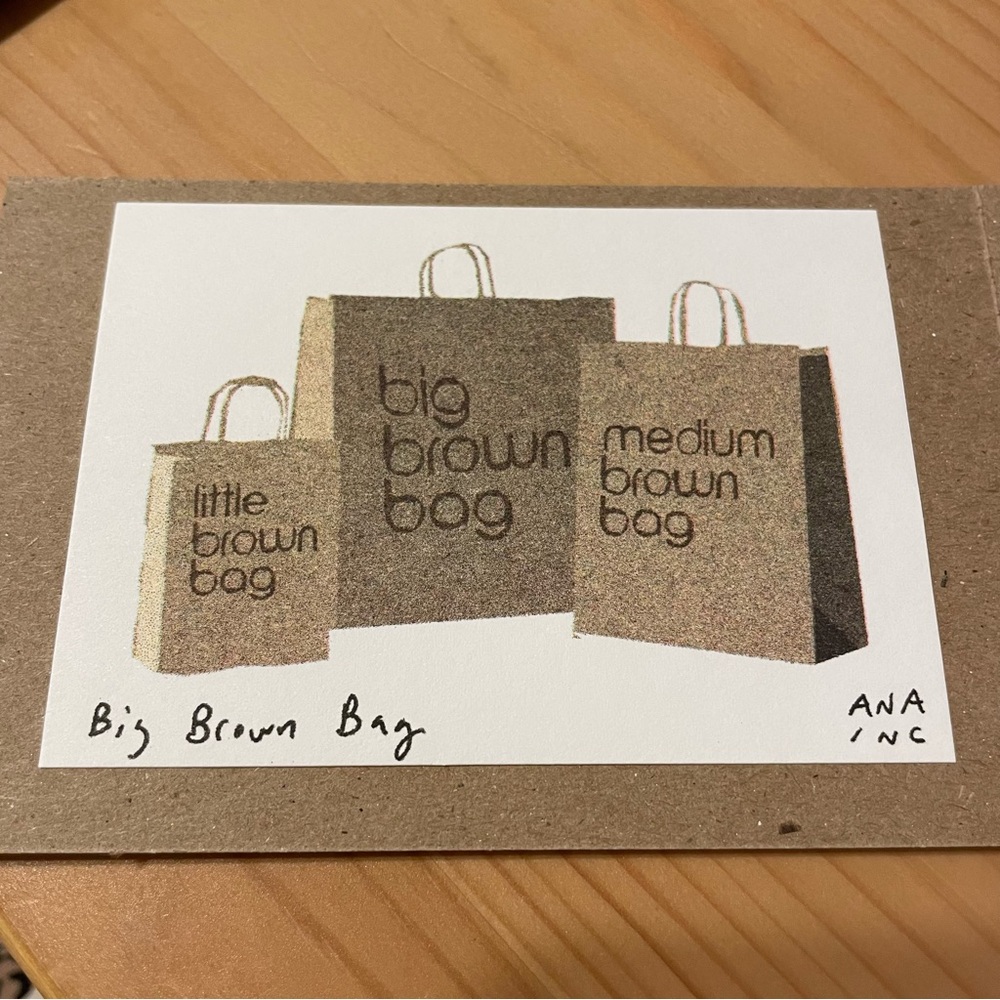 Bloomingdale’s exclusive Anastasia Inciardi Paper Bag mini print